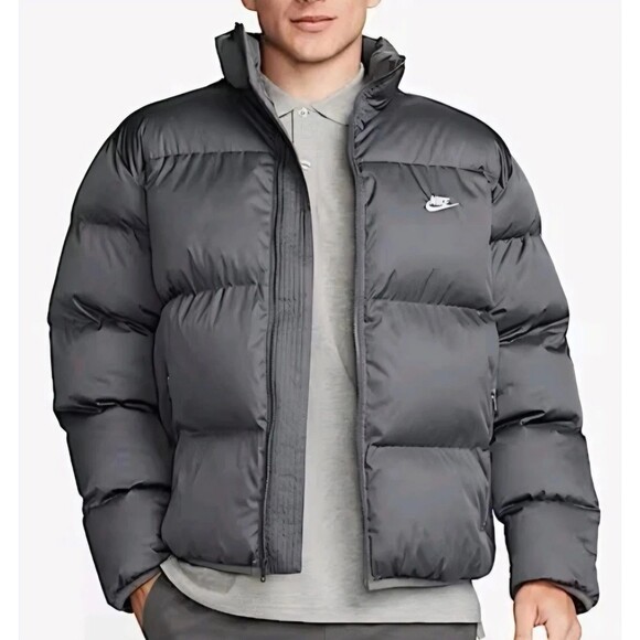 Nike Sportswear Club Puffer Jacket Men's XL-Tall Iron Grey SZ XL NWT - Picture 2 of 9